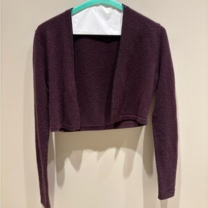 Neiman Marcus Purple cashmere Cardigan XS